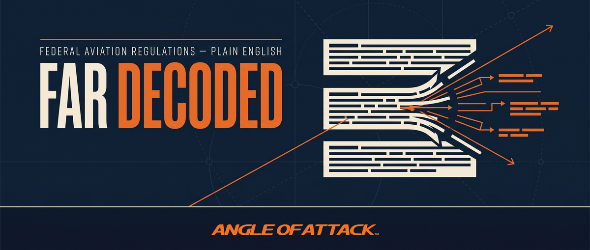 Aircraft Lights Rules — 14 CFR § 91.209 | Angle of Attack