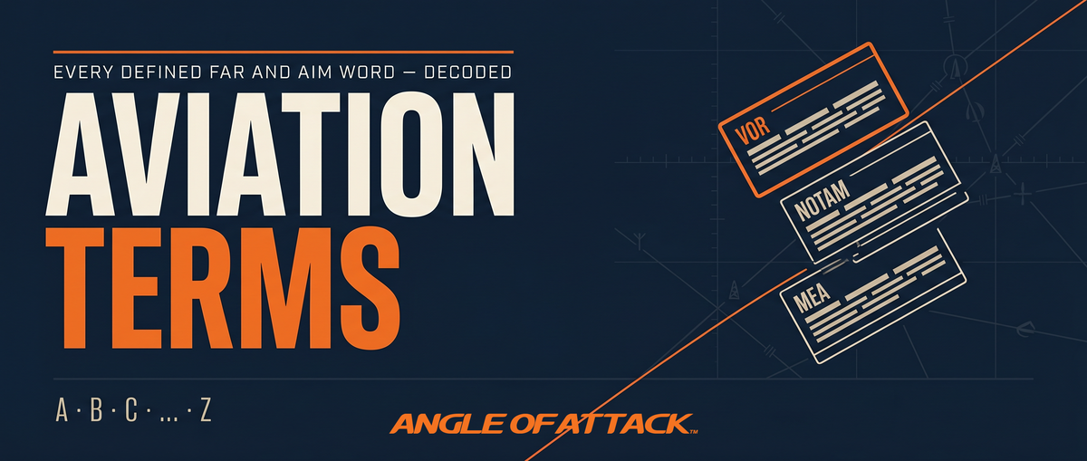 RNAV Visual Flight Procedure (RVFP) — Aviation Definition | Angle of Attack